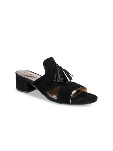 

Chumbak Women Black Tasseled Heels