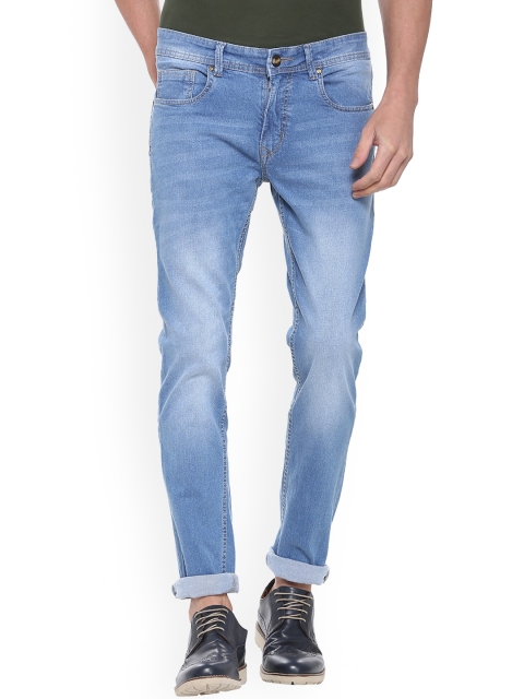 

People Men Blue Slim Fit Mid-Rise Clean Look Jeans