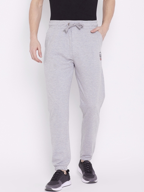 

Wear Your Mind Men Grey Melange Solid Regular-Fit Joggers