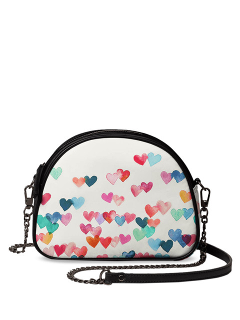 

DailyObjects Multicoloured Printed Sling Bag, Multi
