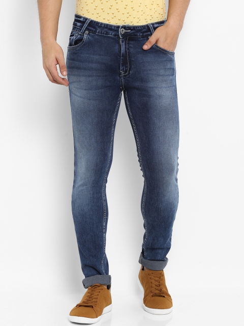 

Mufti Men Blue Skinny Fit Mid-Rise Clean Look Stretchable Jeans