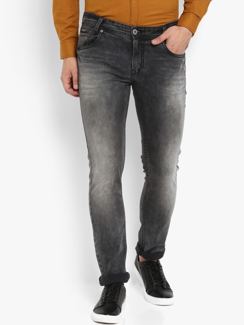 

Mufti Men Black Regular Fit Mid-Rise Clean Look Stretchable Jeans