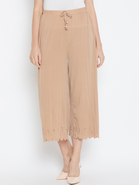 

Camey Women Beige Straight Fit Solid Culottes