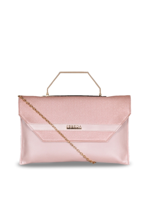 

ESBEDA Pink Solid Clutch