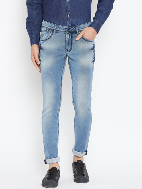 

Canary London Men Blue Skinny Fit Low-Rise Clean Look Stretchable Jeans