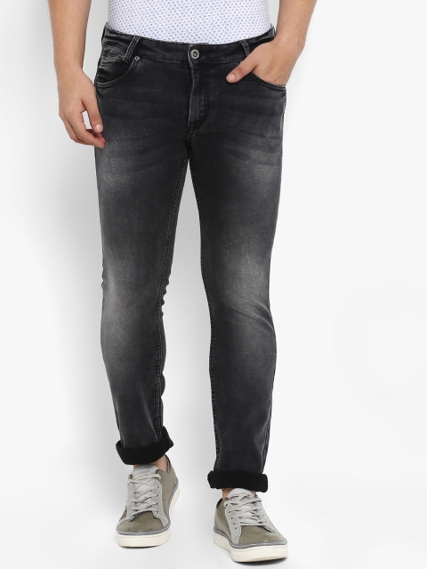 

Mufti Men Black Skinny Fit Mid-Rise Clean Look Stretchable Jeans