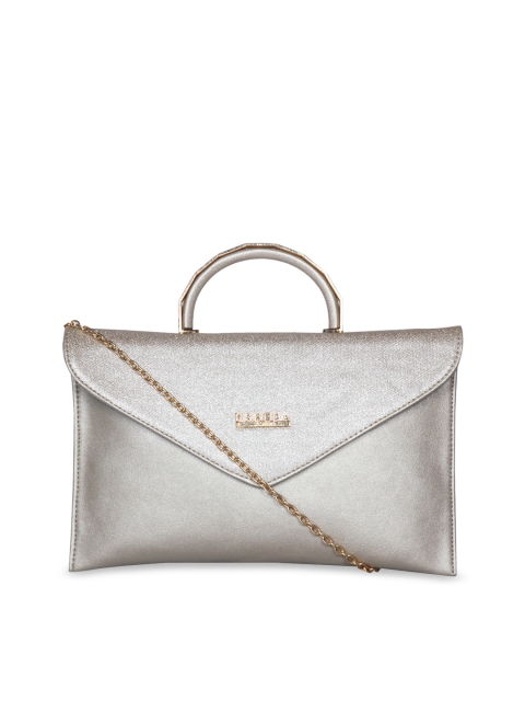 

ESBEDA Silver-Coloured Solid Clutch