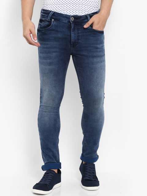 

Mufti Men Blue Skinny Fit Mid-Rise Clean Look Stretchable Jeans