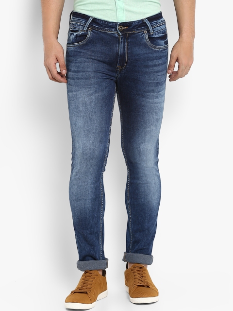 

Mufti Men Blue Skinny Fit Mid-Rise Clean Look Stretchable Jeans