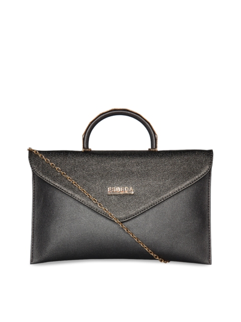 

ESBEDA Charcoal Grey Solid Clutch
