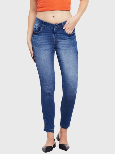 

Devis Women Blue Slim Fit Mid-Rise Clean Look Stretchable Jeans