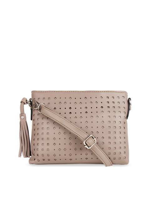 

Toteteca Beige Solid Sling Bag