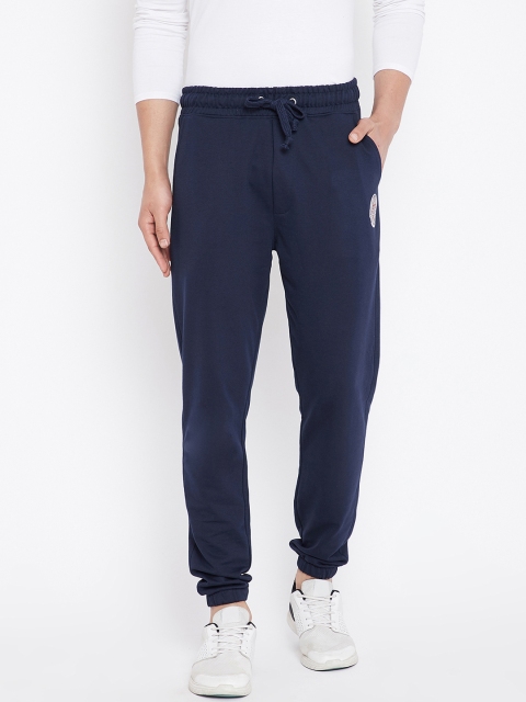 

Marvel by Wear Your Mind Men Navy Blue Solid Straight-Fit Joggers
