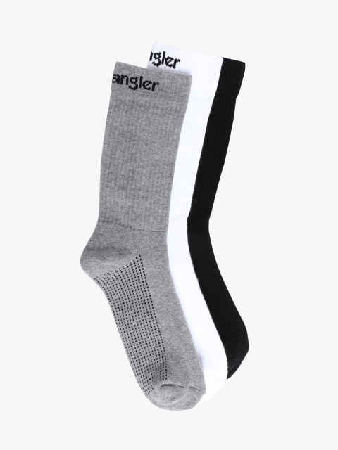 

Wrangler Men Pack of 3 Assorted Above Ankle-Length Socks