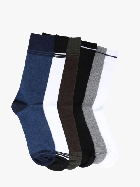 

Wrangler Men Pack of 6 Assorted Above Ankle-Length Socks