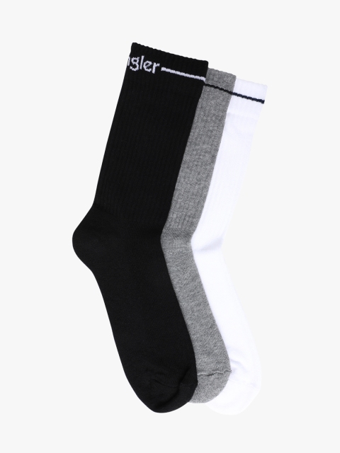 

Wrangler Men Pack of 3 Assorted Above Ankle-Length Socks, Multi