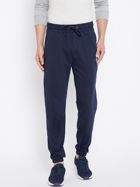 

Marvel by Wear Your Mind Men Navy Blue Solid Straight-Fit Joggers