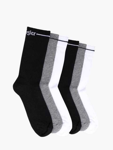 

Wrangler Men Pack of 6 Assorted Above Ankle-Length Socks