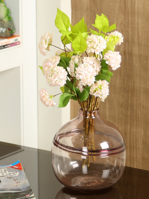 

Aapno Rajasthan Set Of 2 Off White & Green Flower Sticks
