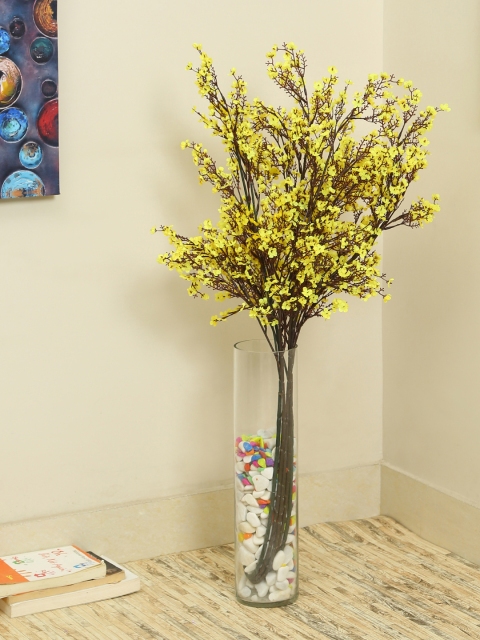 

Aapno Rajasthan Set Of 2 Yellow Flower Sticks