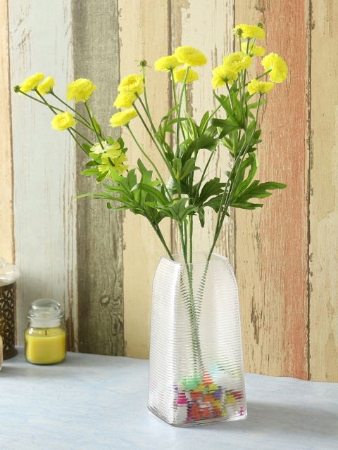 

Aapno Rajasthan Set Of 2 Yellow & Green Flower Sticks