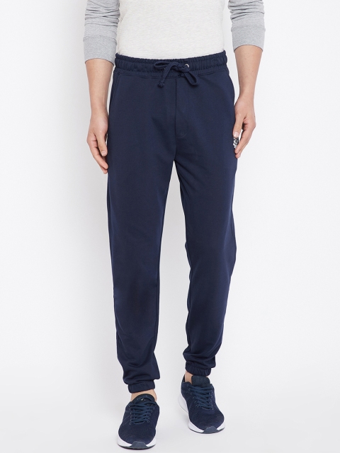 

Marvel by Wear Your Mind Men Navy Blue Solid Straight-Fit Joggers