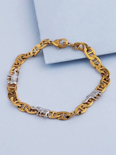 

Dare by Voylla Gold-Plated Handcrafted Link Bracelet