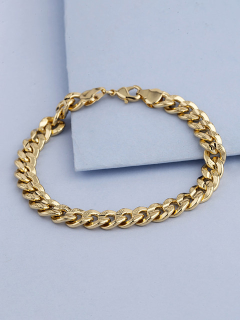 

Dare by Voylla Gold-Plated Handcrafted Link Bracelet