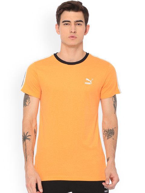 

Puma Orange VK Stylized Tee II Pop Heather Sports T-shirt