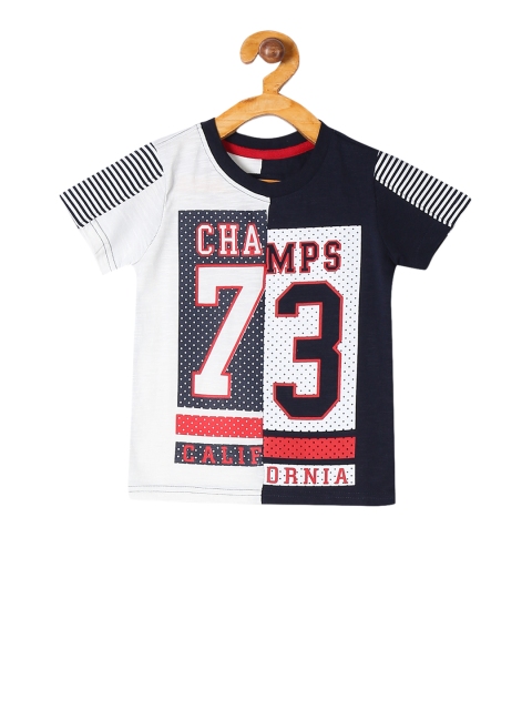 

Cherokee Boys White Printed Round Neck T-shirt