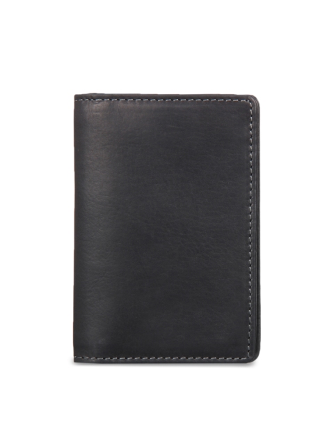 

Leather Zentrum Unisex Black Solid Card Holder