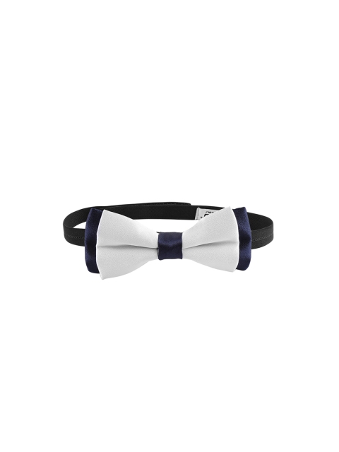 

ZIDO White Solid Bow Tie