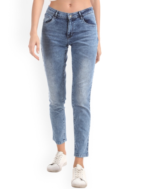 

Cherokee Women Blue Slim Fit Mid-Rise Clean Look Stretchable Jeans
