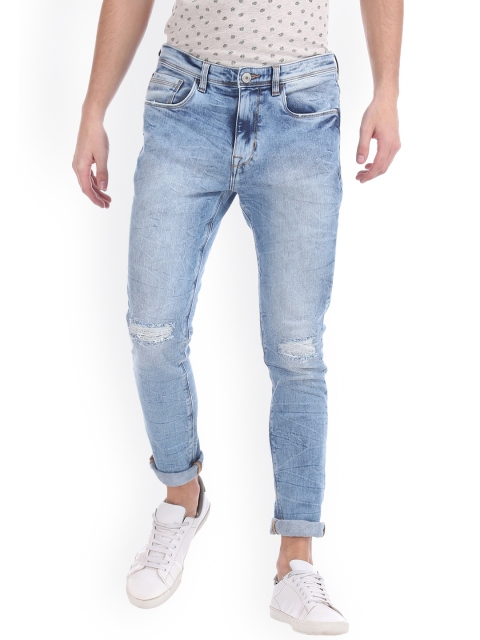 

Cherokee Men Blue Skinny Fit Low-Rise Mildly Distressed Stretchable Jeans