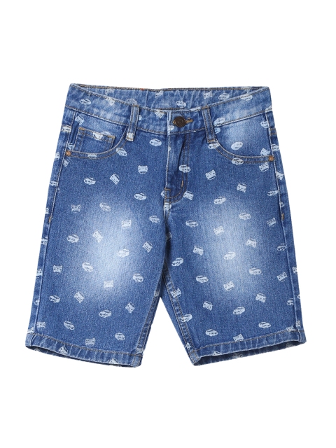 

Cherokee Boys Blue Washed Regular Fit Denim Shorts