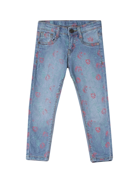 

Cherokee Girls Blue Regular Fit Mid-Rise Clean Look Jeans