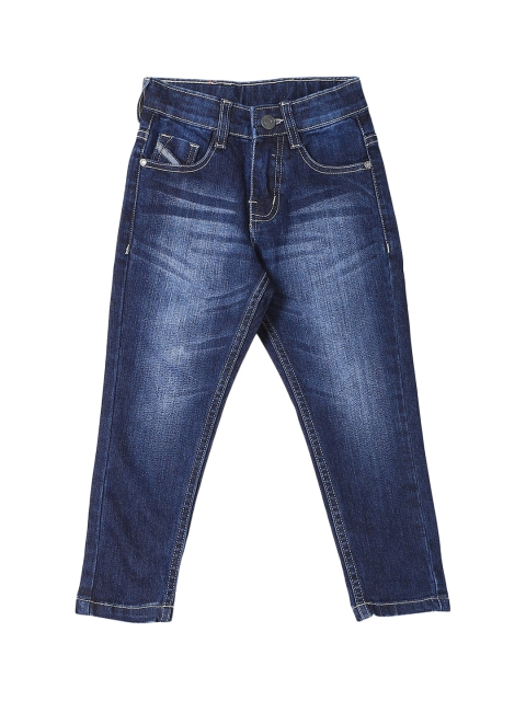 

Cherokee Boys Blue Slim Fit Mid-Rise Clean Look Stretchable Jeans