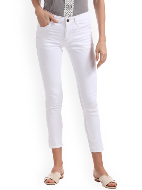 

Cherokee Women White Slim Fit Mid-Rise Clean Look Jeans