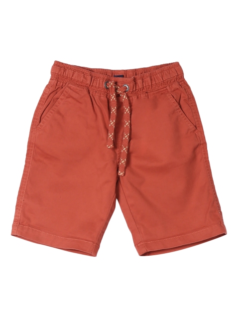 

Cherokee Boys Orange Solid Slim Fit Regular Shorts