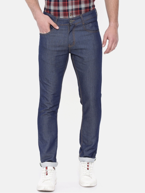 

CINOCCI Men Blue Relaxed Fit Mid-Rise Clean Look Stretchable Jeans