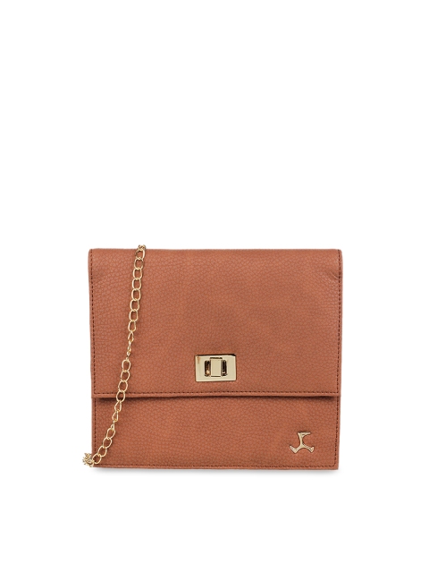 Mochi Tan Solid Sling Bag