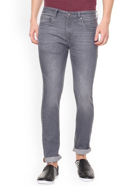 

Louis Philippe Jeans Men Grey Slim Fit Mid-Rise Clean Look Stretchable Jeans