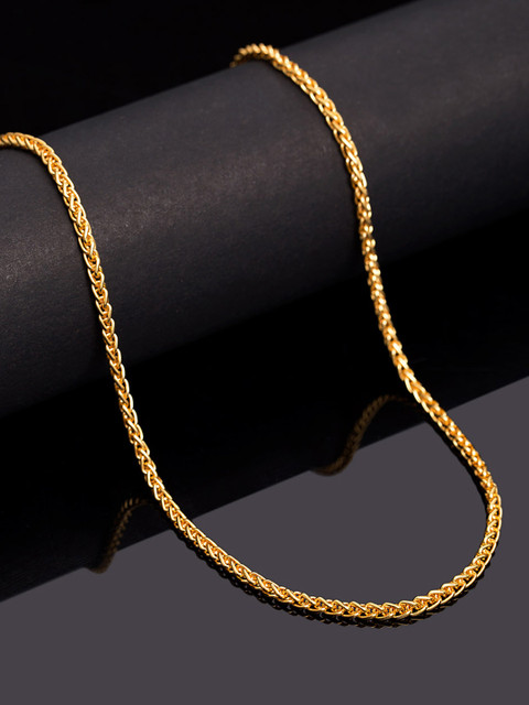 

Dare by Voylla Men Gold-Plated Brass Handcrafted Chain