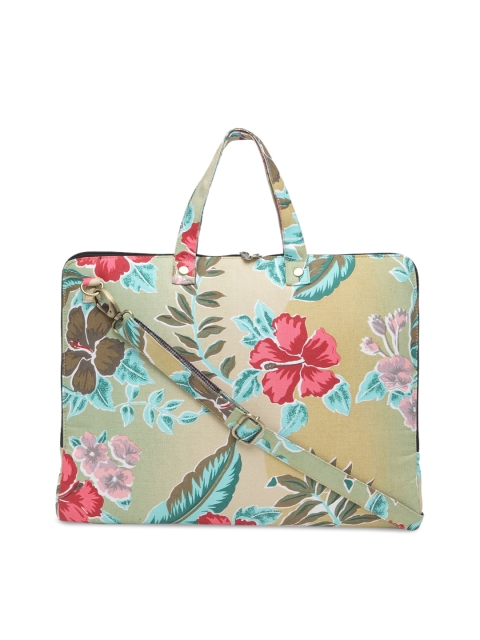 

The House of Tara Women Multicoloured Printed Laptop Bag, Multi