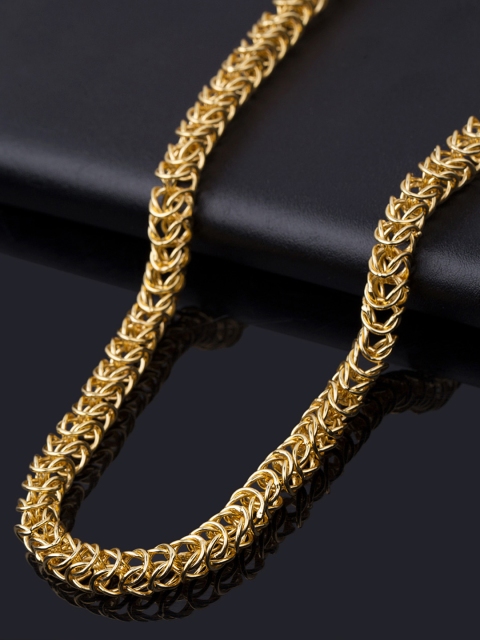 

Dare by Voylla Men Gold-Plated Brass Handcrafted Chain