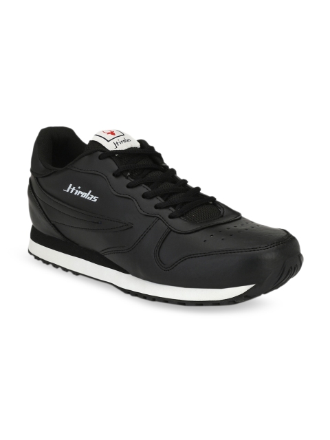 

HIROLAS Men Black Running Shoes