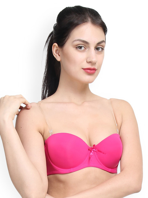 

PrettyCat Pink Solid Underwired Lightly Padded Push-Up Bra PC_GO_BK_2019138B