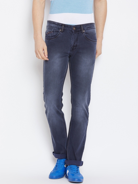 

Duke Men Blue Regular Fit Mid-Rise Clean Look Jeans