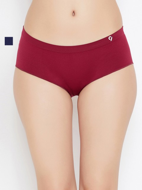 

C9 AIRWEAR Women Pack of 2 Navy Blue & Maroon Bikini Briefs P1109