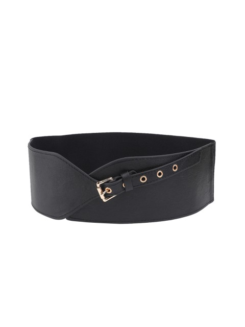 

Kazo Women Black Solid Belt